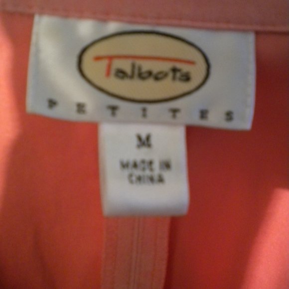 Gorgeous, Salmon Color Faux Suede Long Sleeve Shirt - Picture 2 of 4